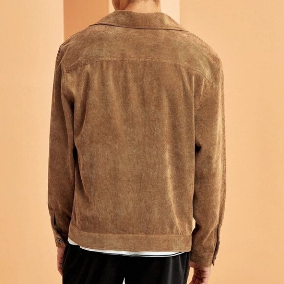 Brown Mens Courdoy Jacket - Picture 5 of 5